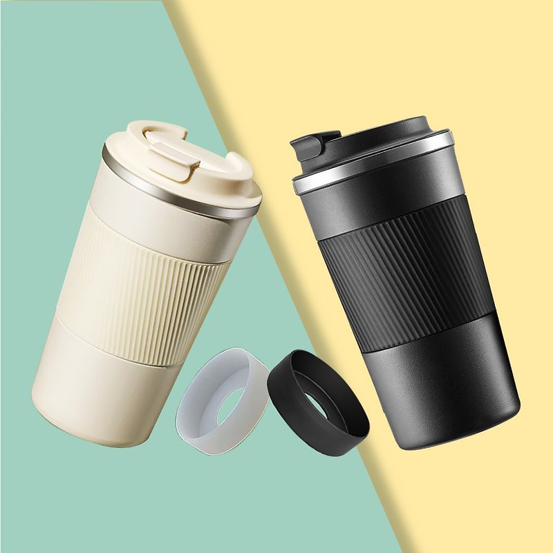 316 Stainless Steel Thermal Insulation, Ice Protection, Leakproof, Environmental Protection, Coffee Cup, Beverage Cup 500ML (Two Colors) - แก้ว - วัสดุอื่นๆ 