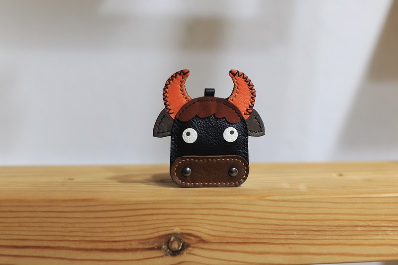 [ESZ Original] Moo Moo|Leather Ornament|Original Hand-Sewn| - พวงกุญแจ - หนังแท้ หลากหลายสี