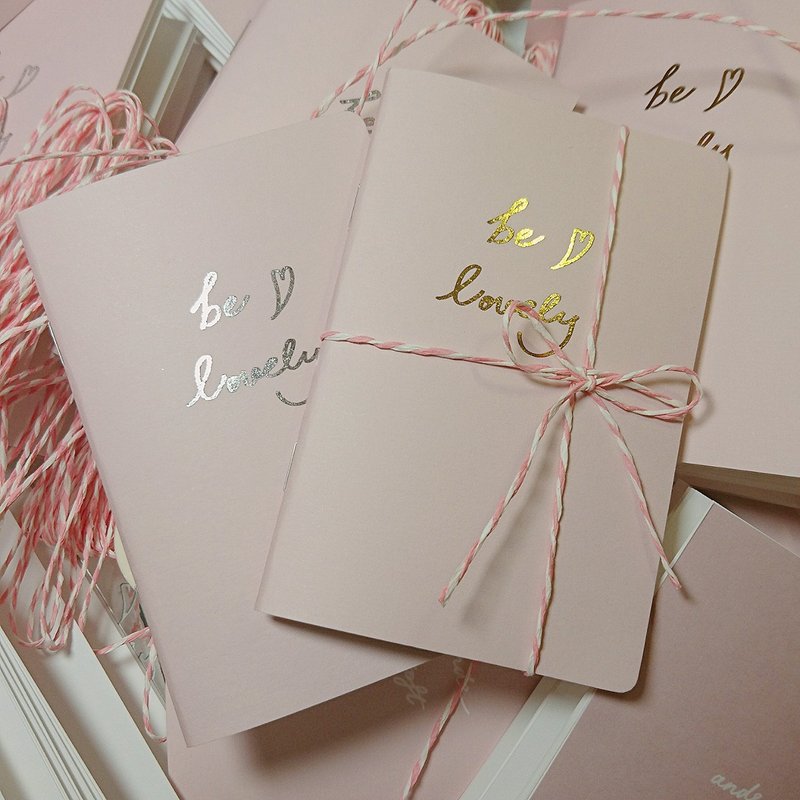 Pocket Notebook | be lovely and be soft - สมุดบันทึก/สมุดปฏิทิน - กระดาษ 