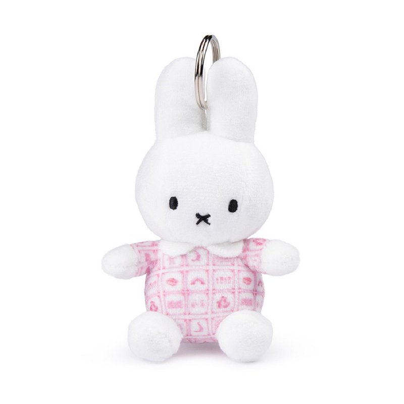 荷蘭 Bon Ton Toys | Miffy 米飛兔 鑰匙圈 荷蘭風情 粉紅 10cm - 鑰匙圈/鑰匙包 - 其他材質 粉紅色