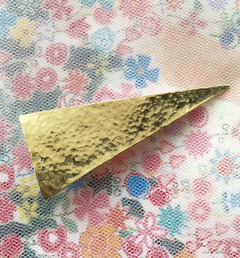 triangle clip triangle clip S size - Hair Accessories - Other Metals Gold