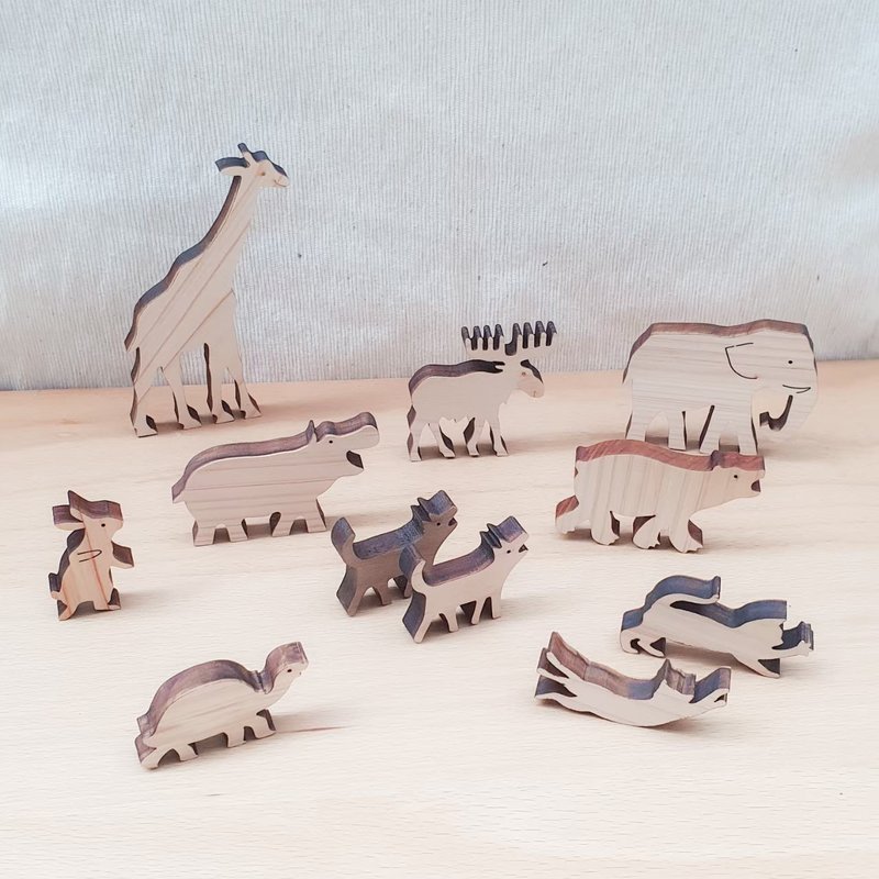 Wooden Animal Magnet - แม็กเน็ต - ไม้ 