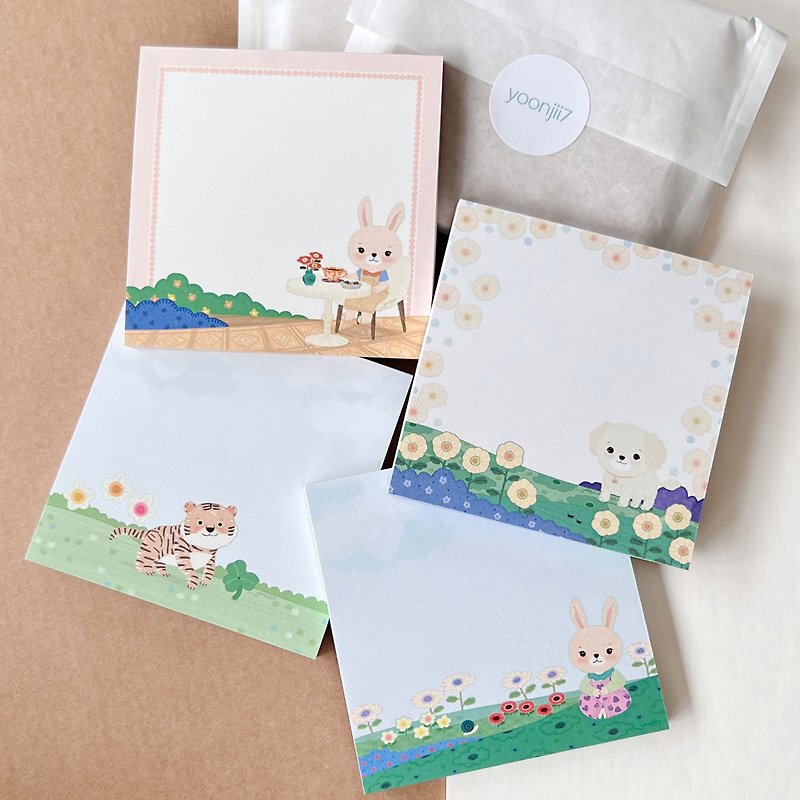 Cute character illustration memo pad - Sticky Notes & Notepads - Paper 