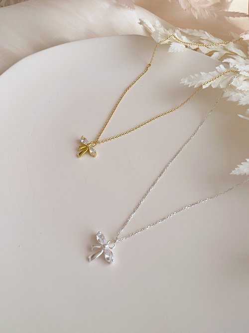 ete シルバー リボンネックレス 箱無し ete シルバー リボンネックレス 箱無し - メルカリ