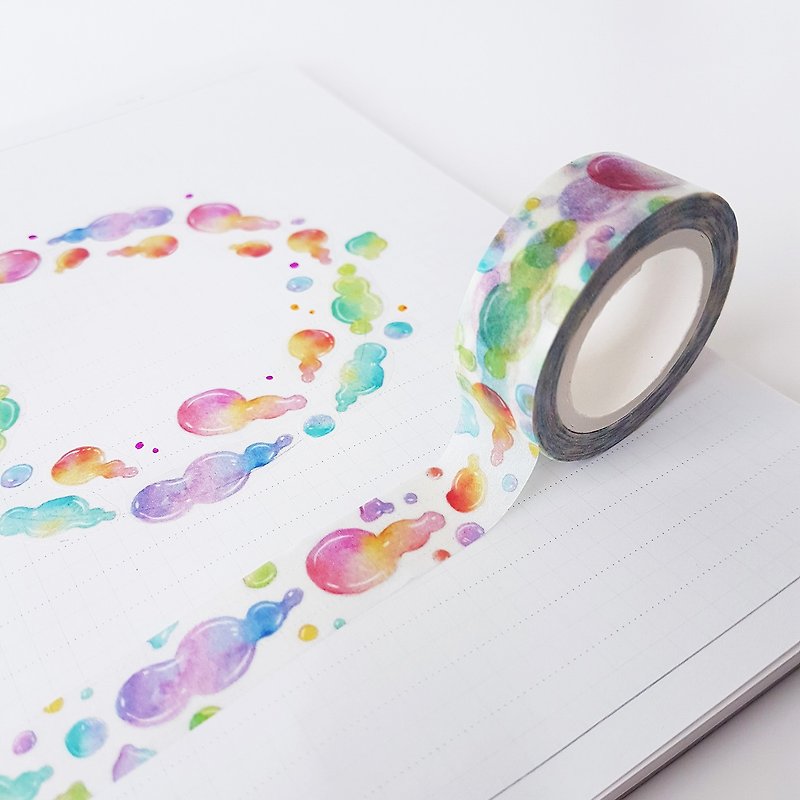 Color paper tape - Washi Tape - Paper Multicolor