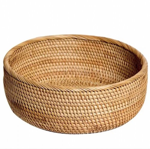 食品用籐かご、3個セット 収納かご、編みかご、ミニマリスト風籐かご