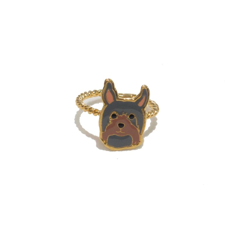 Yorkshire Terrier Ring - General Rings - Precious Metals 