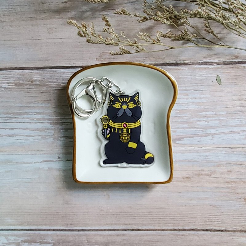 Crazy Cat Festival Series - Bass Cat Key Ring - ที่ห้อยกุญแจ - อะคริลิค หลากหลายสี