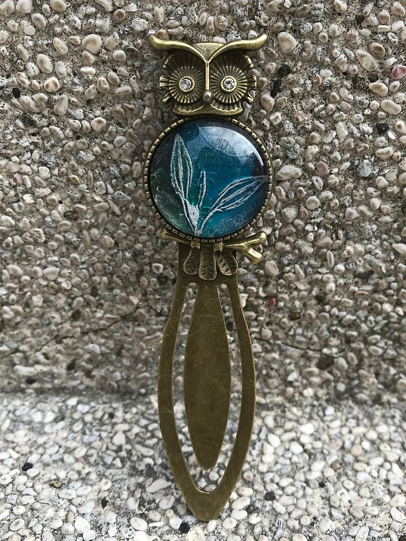 Plant Magic - Owl Bookmarks (Blue Planet) - Bookmarks - Other Metals Blue