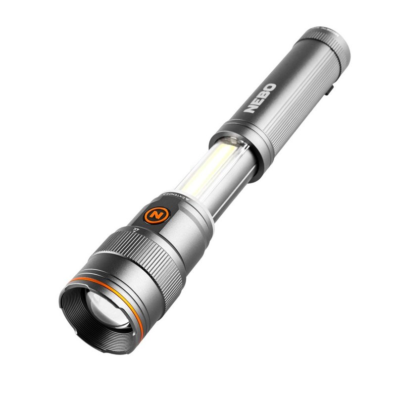【NEBO】富蘭克林 滑行兩用手電筒-USB充電 500流明 IPX4 - 露營用品 - 其他金屬 灰色
