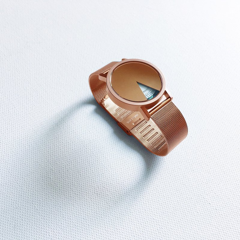 POINT IN TIME【啓發 Enlighten 】 極簡 金屬 40mm Watch 手錶 - 對錶/情侶錶 - 其他金屬 金色