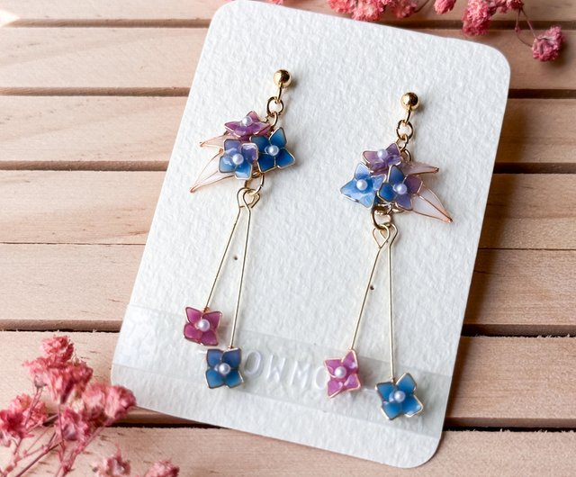 Clip on hot sale resin earrings