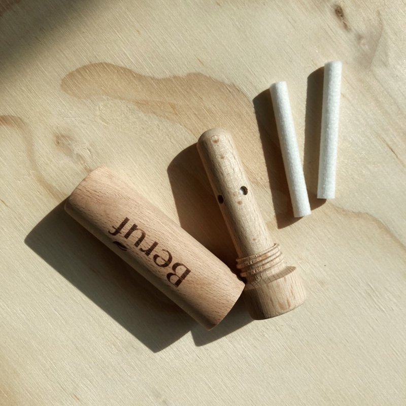 【Beruf】Natural Beech Wood Smell Stick (Portable Purifying Breathing Natural Beech Wood) - Fragrances - Wood Khaki