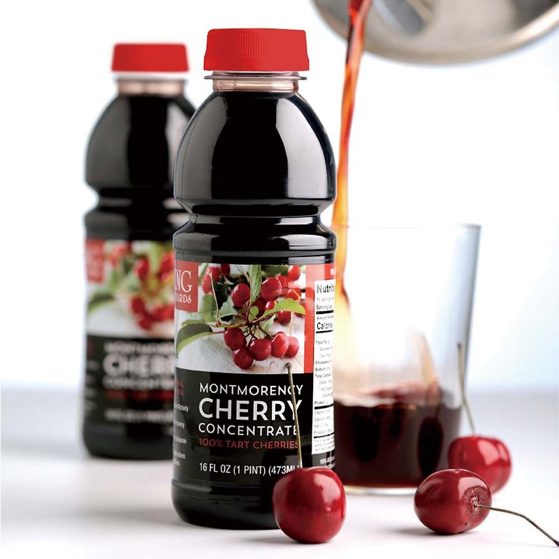 100% Tart Cherry Juice Concentrate (473ml x 8) - Special Price - 健康食品・サプリメント - コンセントレート・抽出物 レッド