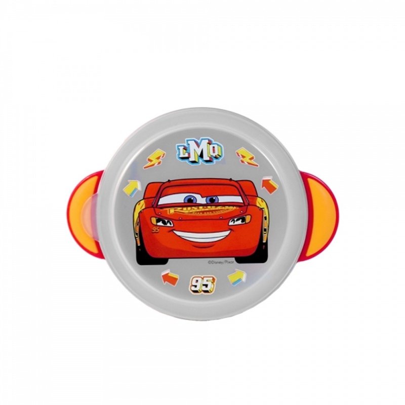 SuperBO - Stainless Steel learning bowl (360ml) Lightning McQueen - จานเด็ก - สแตนเลส 