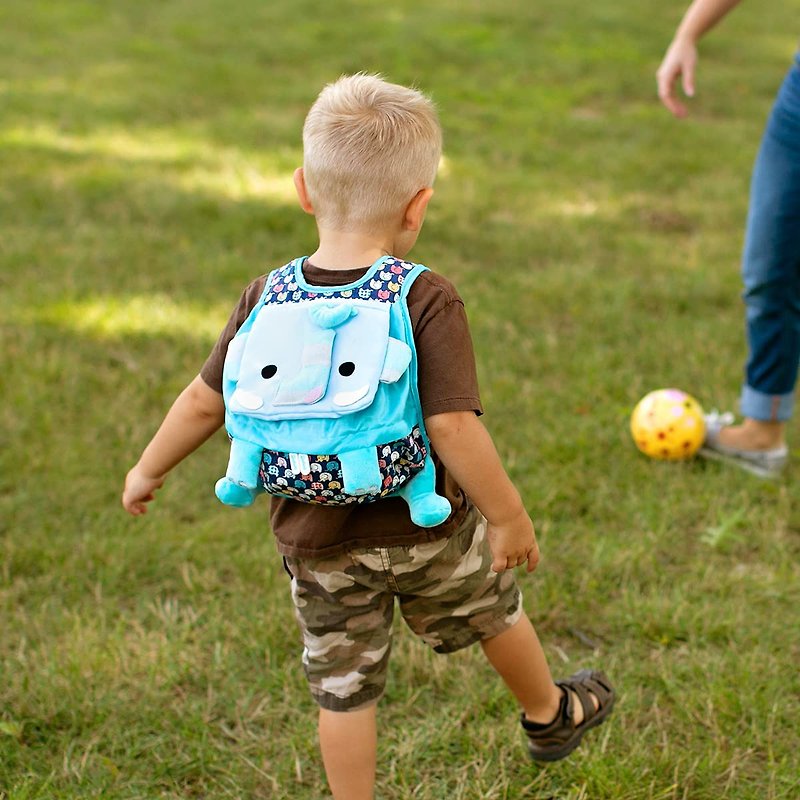 Daball 兒童防走失背包 - 小象 - 兒童背囊/背包 - 聚酯纖維 藍色
