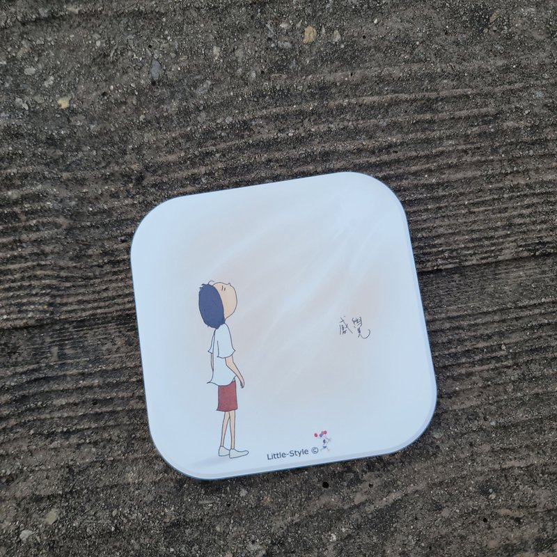 吸水杯墊-感覺 - 杯墊 - 陶 白色