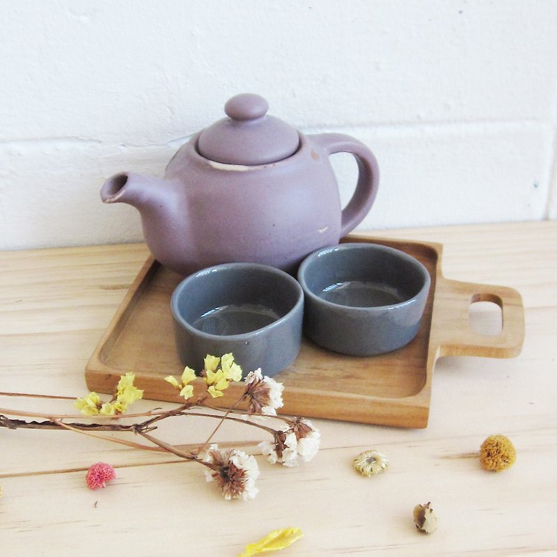 Handmade Potteries Tea Sets Selected by Tan / SET16. - 花瓶/陶器 - 紙 紫色