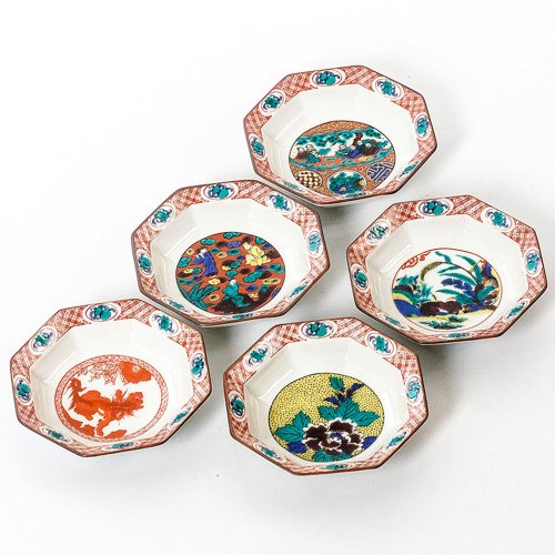 九谷焼 敏鳳絵皿 美品】九谷焼 絵皿の彩絵鳳凰図平鉢 - メルカリ