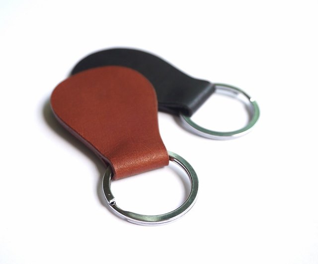 fourjei Leather Key Pouch, Key Case, Bell Shape Key Holder with Strap
