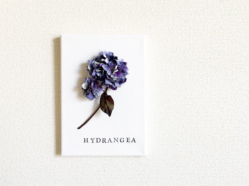 染花標本 : Hydrangea <青紫陽花> - 置物 - ポリエステル ブルー