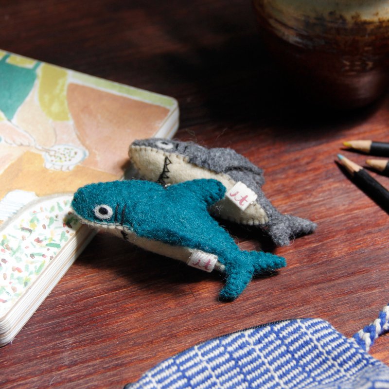 Wool Felt Keychain/Shark Jaws - ที่ห้อยกุญแจ - ขนแกะ หลากหลายสี