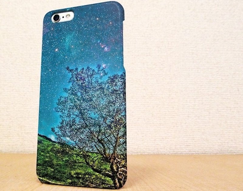 (Free shipping) iPhone case GALAXY case ☆ Starry sky grunge smartphone case - เคส/ซองมือถือ - พลาสติก สีน้ำเงิน