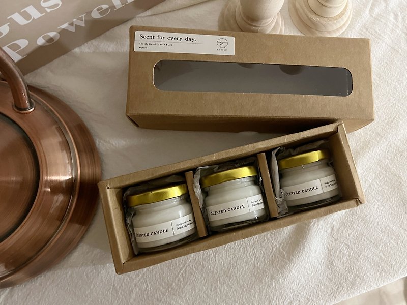 Sweet Time Mini Candle Gift Box Set - Candles & Candle Holders - Glass 