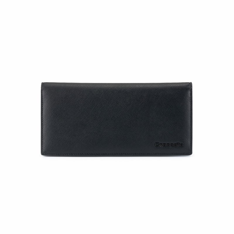 【情侶禮物/24H出貨】皮夾/真皮長夾 13卡拉鍊 RFID Aston系列 - 錢包/皮夾/長短夾 - 真皮 黑色