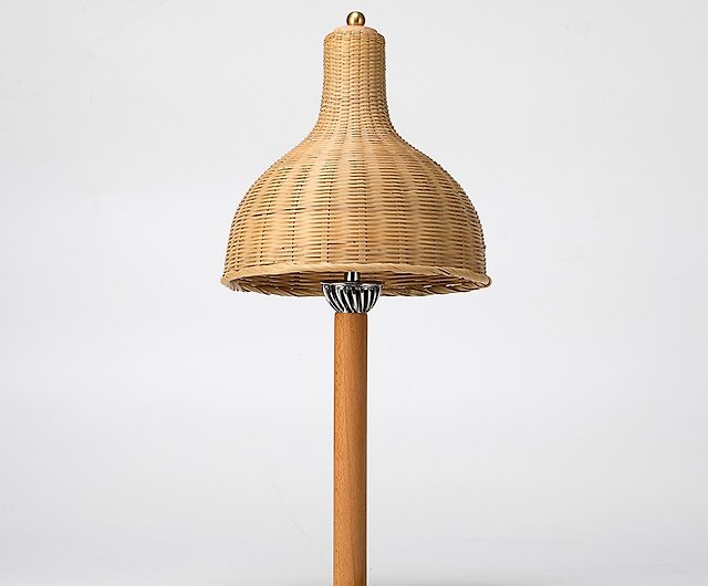 Desk Lamp Ptlife Lighting I, Bamboo Lamp Shade Type