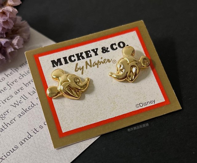 当店だけの限定モデル ネイピア X ショップ - ミッキーピアス ゴールド 90s ディズニー アクセサリー