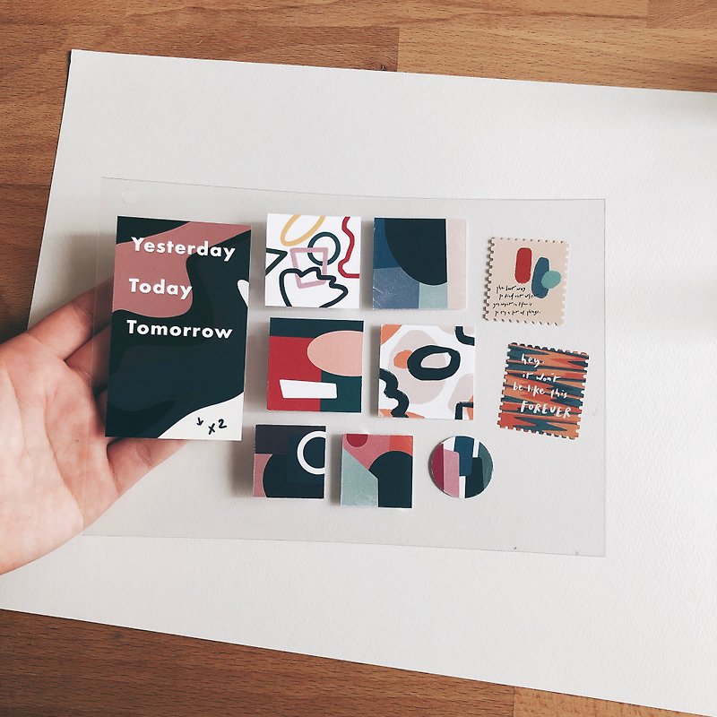 Graphic Sticker Pack - สติกเกอร์ - กระดาษ หลากหลายสี