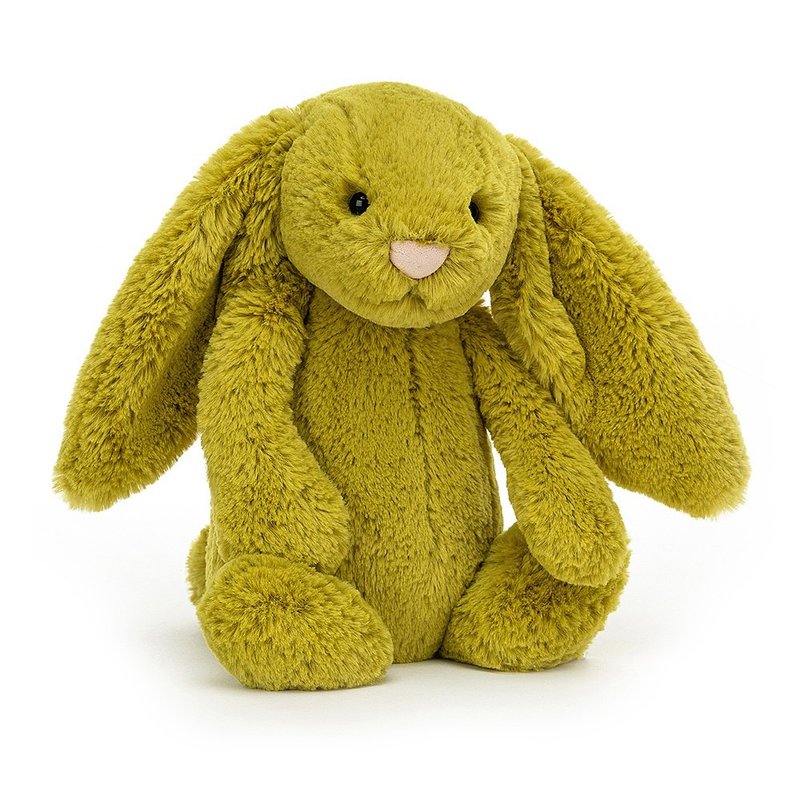 Bashful Zingy Bunny 萊姆綠兔 31cm - 公仔模型 - 聚酯纖維 綠色
