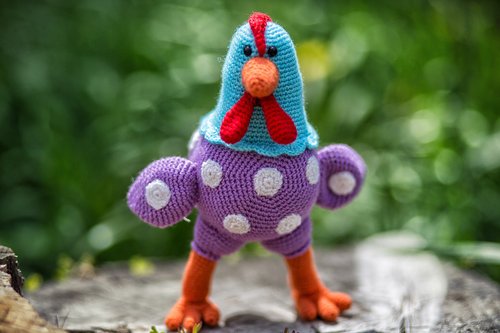 Critter Plush - Crochet Chicken