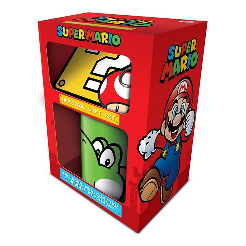 【Nintendo】Mario Yoshi Premium Gift Set (includes mug, coaster, key ring) - Other - Other Materials Multicolor