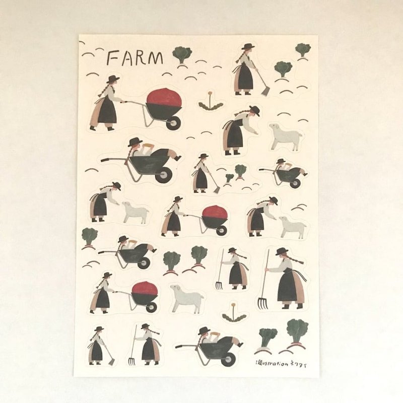 Seal Sheet FARM - Stickers - Other Materials Transparent