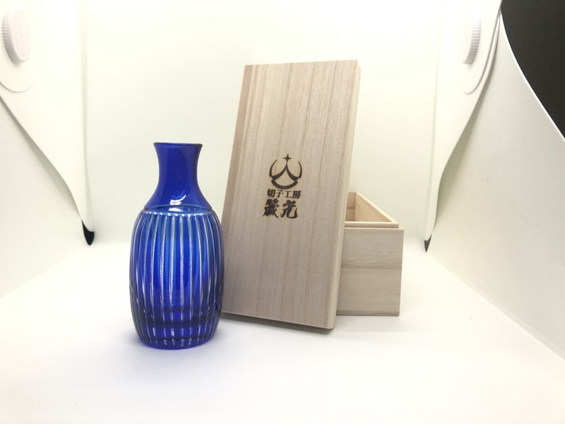 徳利・竹林 - 酒杯/酒器 - 玻璃 藍色