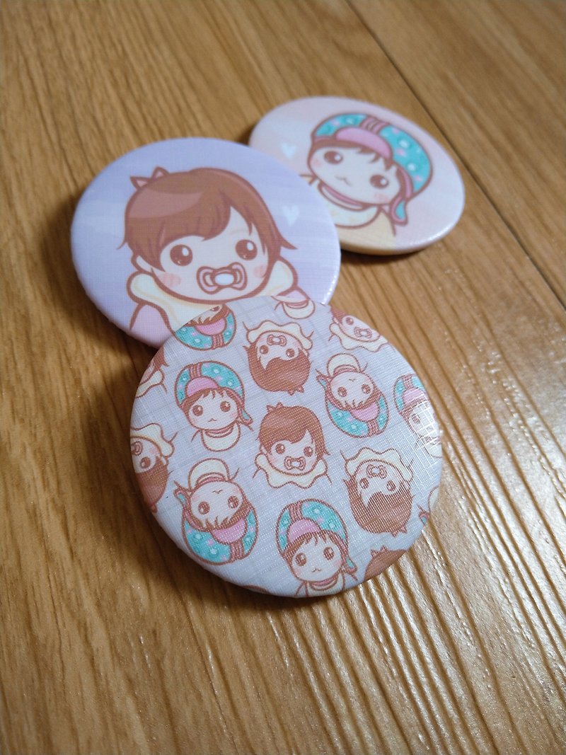 new【Face-like painted magnets】Customization・5.8cm・Wedding Small School Gift Kindergarten Sharing Gift - แม็กเน็ต - โลหะ 