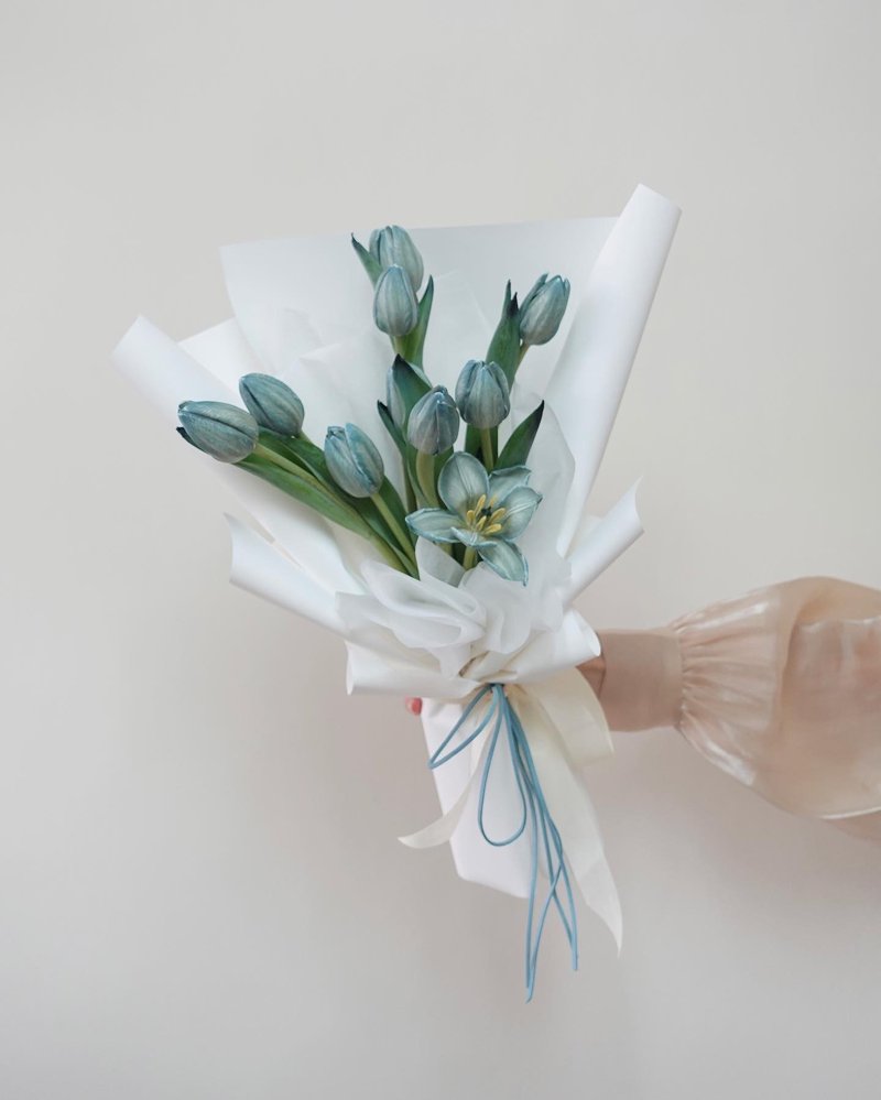 鬱金香花束 七夕 情人節花束 韓式花束  生日花束 女友禮物 - 植栽/盆栽 - 植物．花 多色