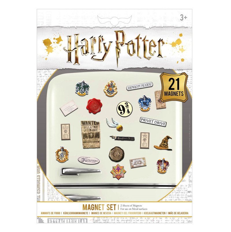 【哈利波特】魔法世界 進口磁鐵組 Harry Potter - 磁鐵 - 其他材質 多色