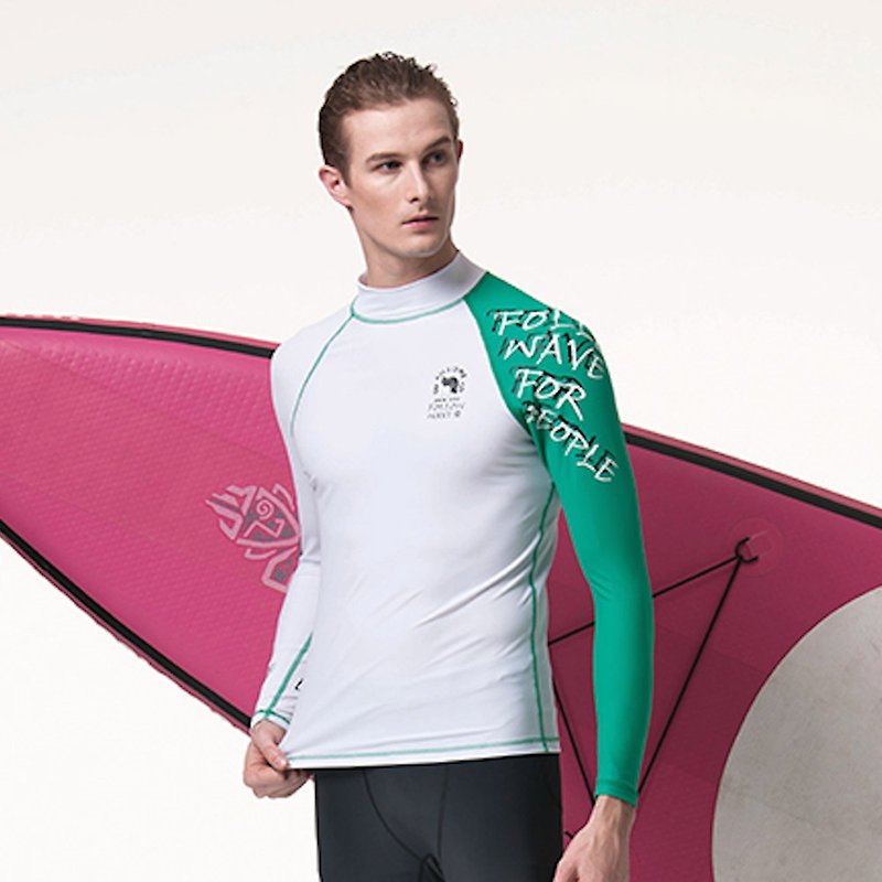 MIT Anti-UV Waterproof Female Sting Bust Jellyfish Suit (Neutral) - Men's Swimwear - Nylon Green