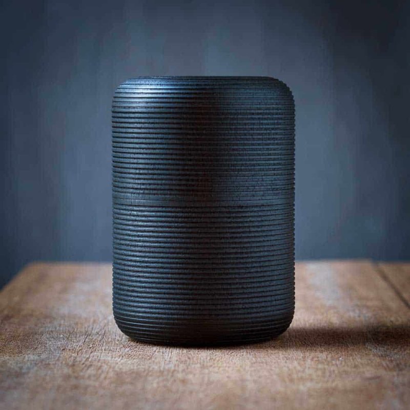 茶筒 KARMI ・俵・ブラック – 我戸幹男商店 - 茶壺/茶杯/茶具 - 木頭 黑色