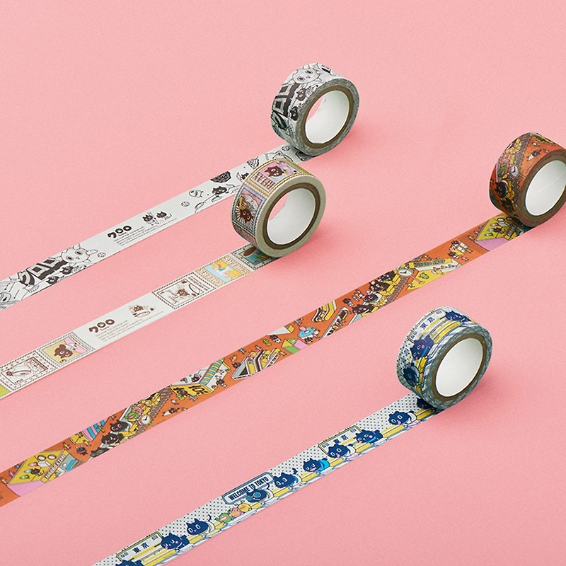 [Moe Forces] Kuroro in Space Paper Tape / Special Collection Series - Washi Tape - Polyester Multicolor