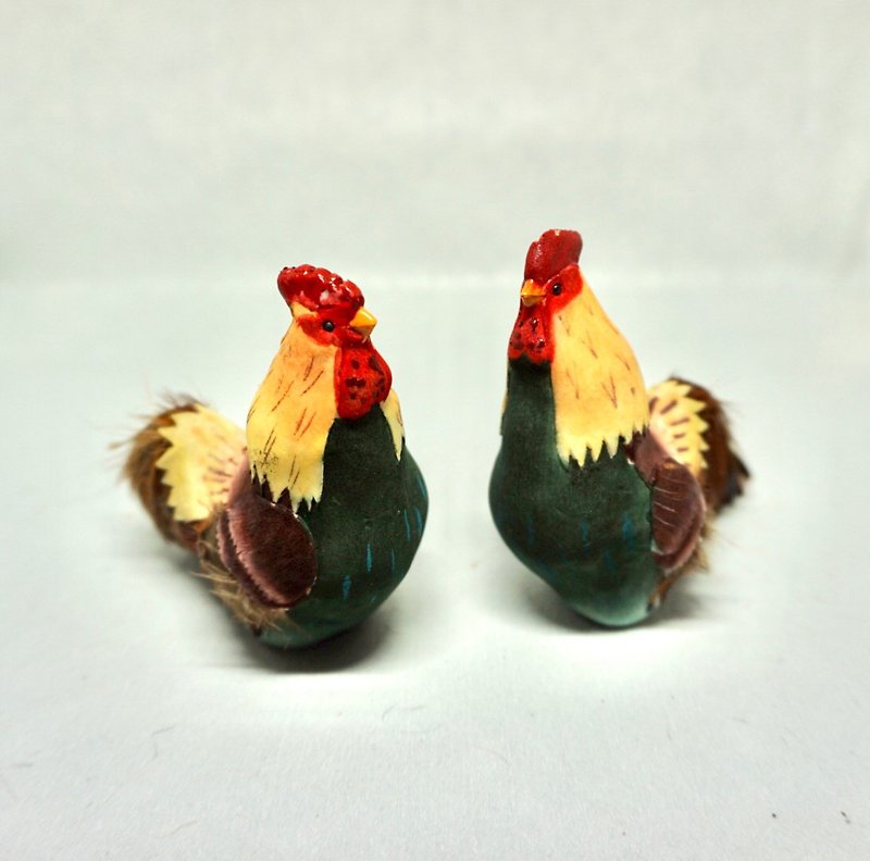FORMOSA Family Guardian Rooster Relief Small Ornament Magnet - ของวางตกแต่ง - วัสดุอื่นๆ 