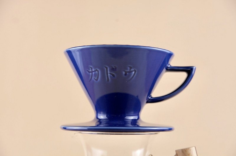 新貨到 星芒濾杯 波佐見燒 紺青藍 日本製 珈堂 Kadou M1 極棉 - 咖啡壺/咖啡周邊 - 瓷 