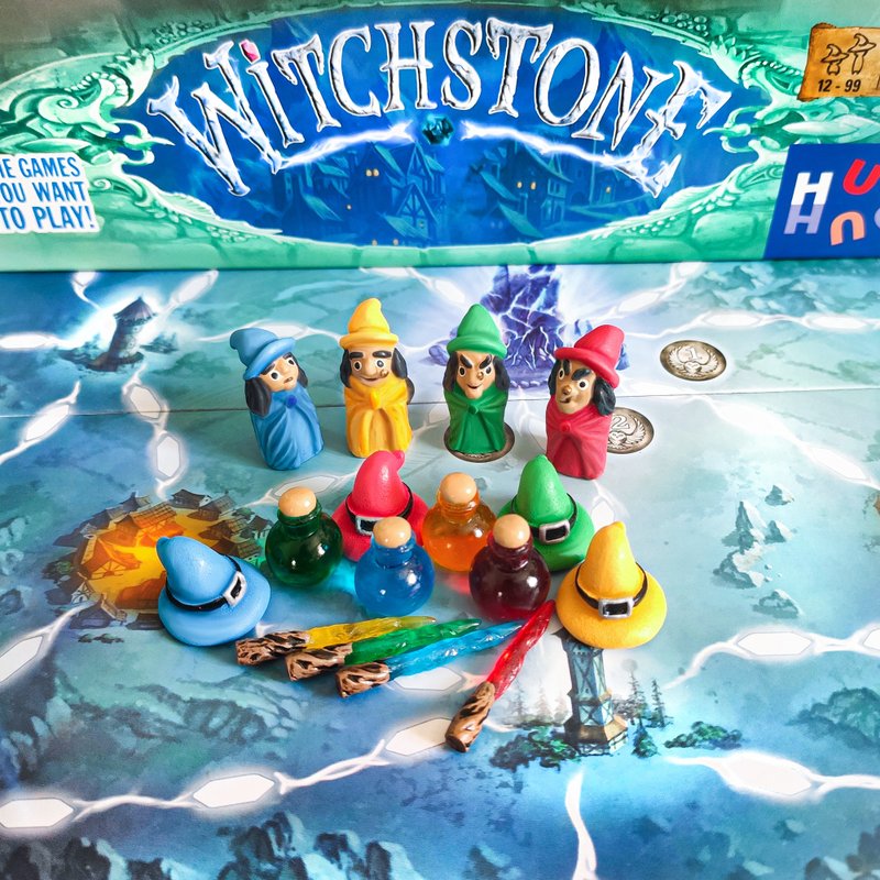 與 Witchstone 棋盤遊戲兼容的豪華資源代幣 - 桌遊/卡牌 - 其他材質 