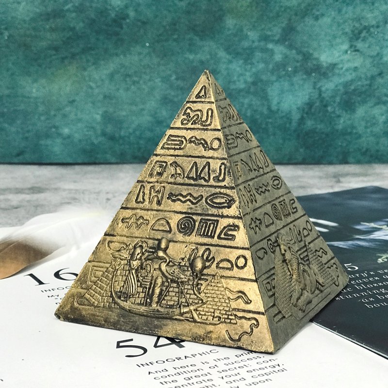 Egyptian Civilization Series / Pyramid Diffuser Stone - Fragrances - Stone Black