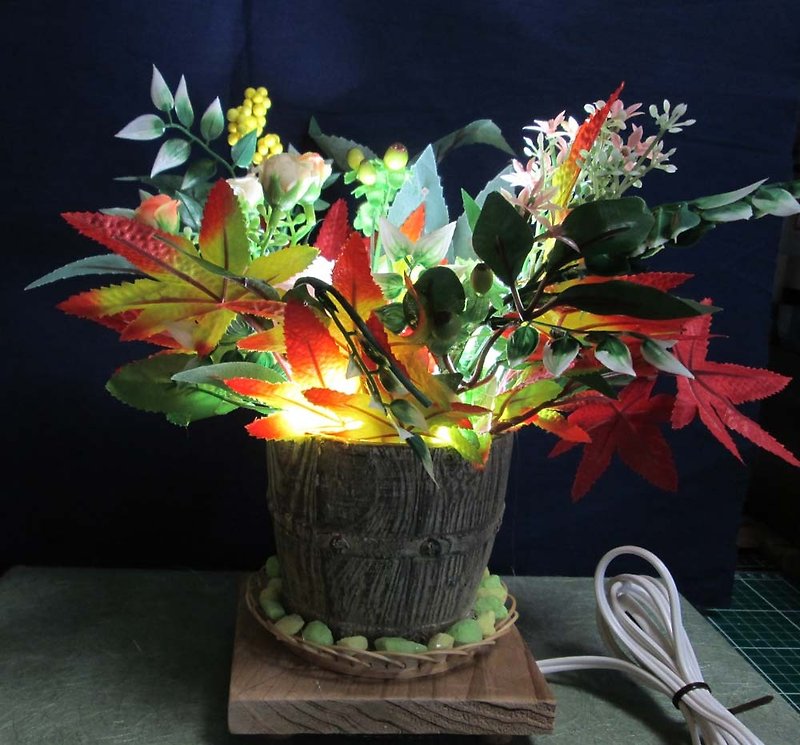 Yakuya Yumeen Petal Burning Fire 19 · Dream lighting The real thrill of decorative garden decorations! - Items for Display - Pottery Red
