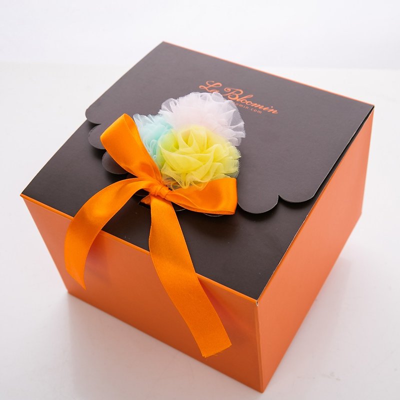 澎澎裙包裝禮盒(澎裙加購限定) - 童裝裙 - 紙 橘色
