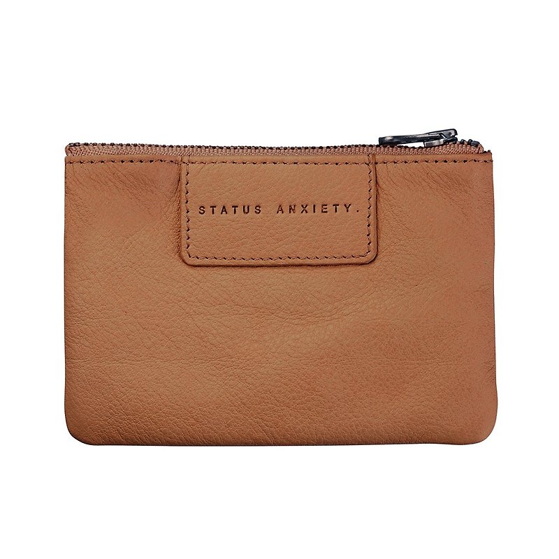 ANARCHY Flat Clip_Tan/Camel - Wallets - Genuine Leather Brown